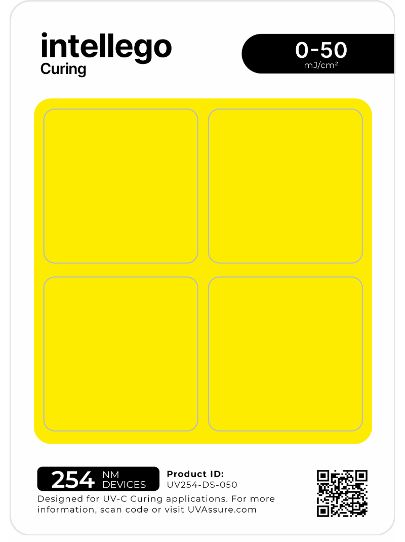 254nm 0-50 Dosimeter Stickers